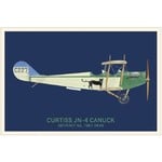 Aviation and Space Postcard Curtiss Canuck