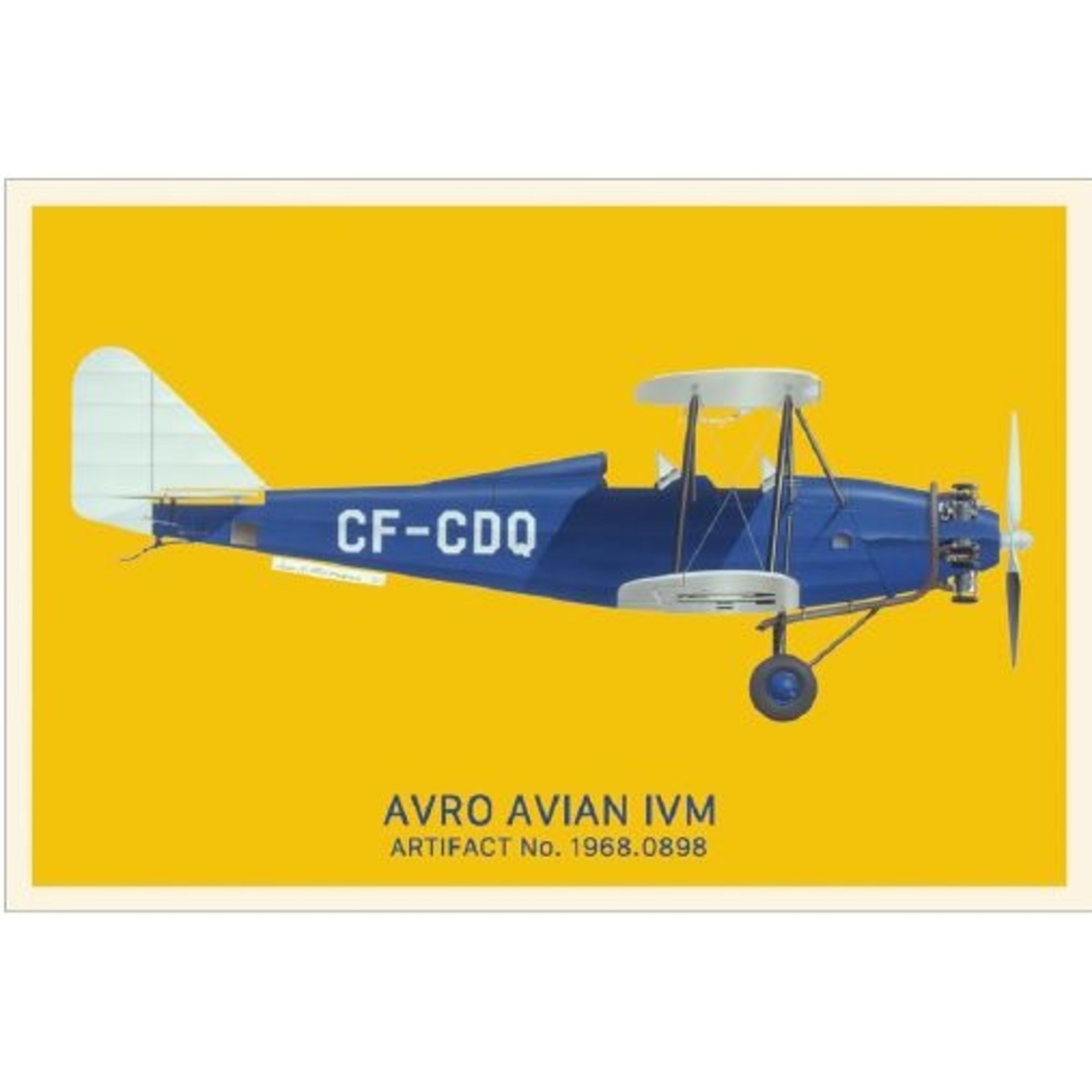 Aviation and Space Postcard Avro Avian