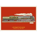 Science and Technology Postcard Locomotive 6400