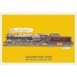 Science and Technology Carte postale de la locomotive 3100