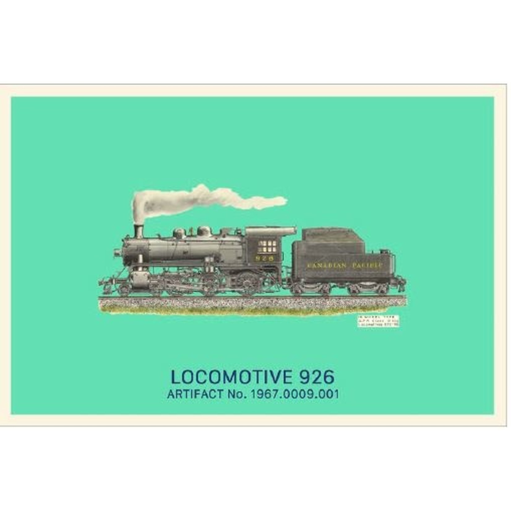 Science and Technology Carte postale de la locomotive 926