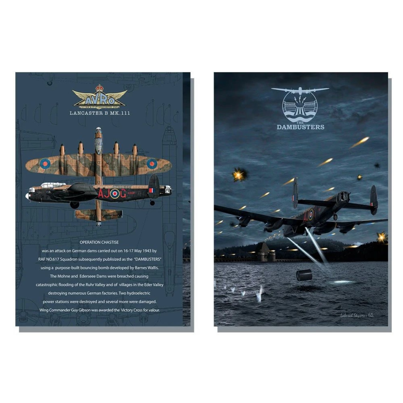 Aviation and Space Carnet de note Dambusters