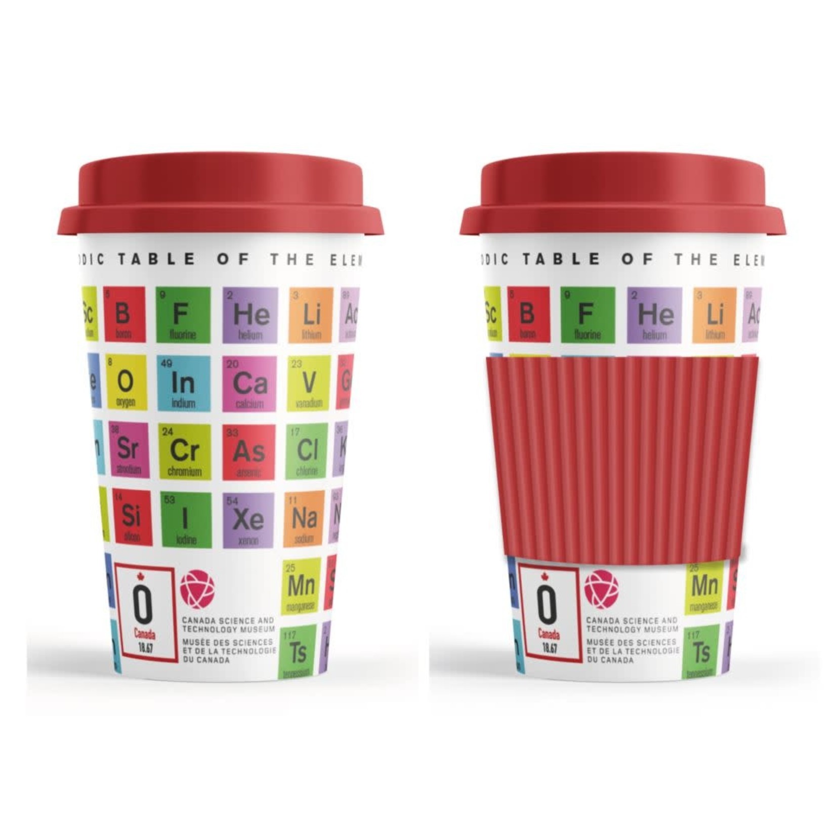 Science and Technology Periodic Table Bamboo Cup