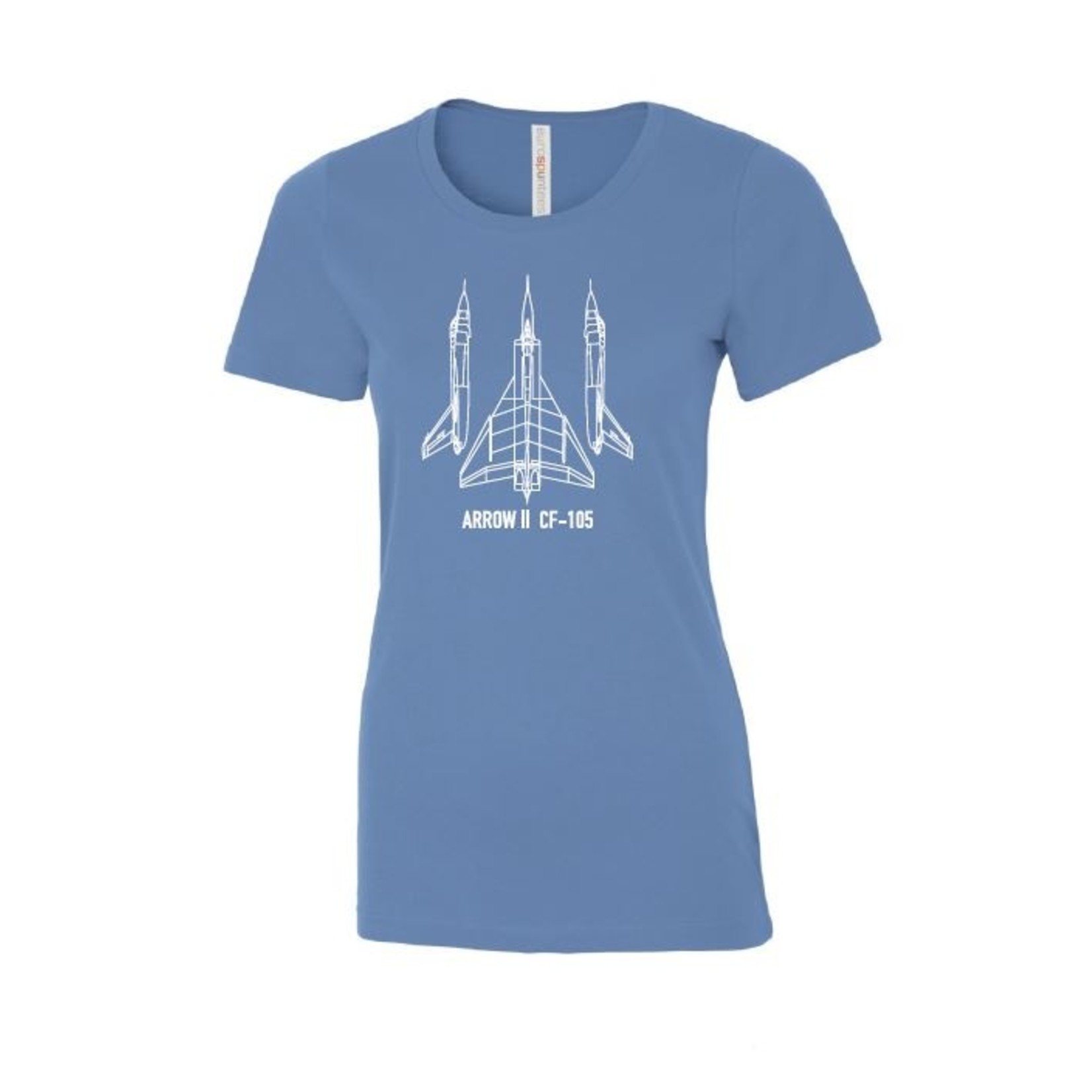 Aviation and Space T-shirt imprimé pour femme Arrow d’Avro