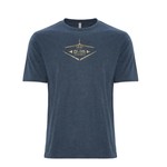 Aviation and Space T-shirt d’aspect usé pour homme Arrow d’Avro - Bleue