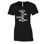 Science and Technology T-shirt TFLR pour femme — Noir