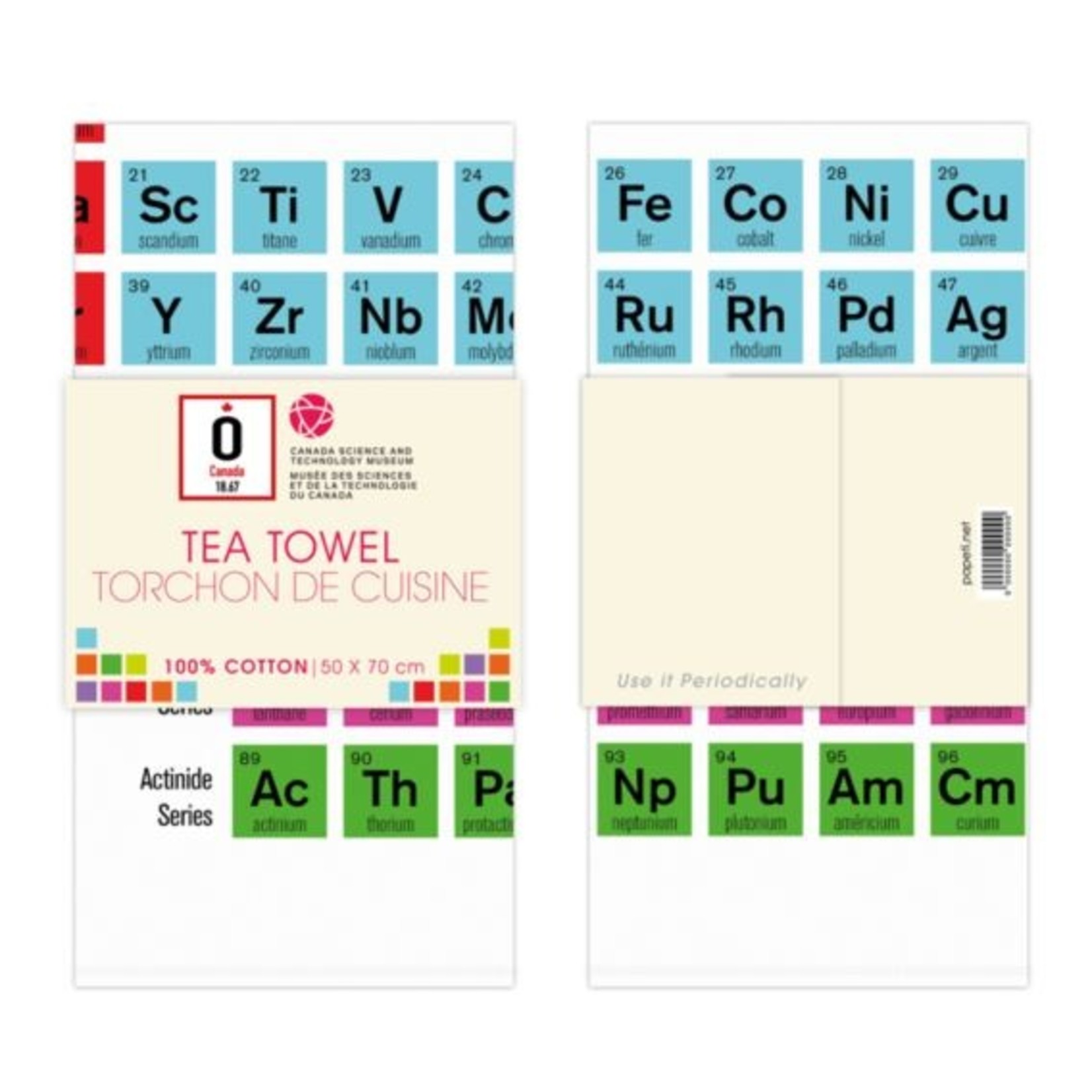 Science and Technology Periodic Table Tea Towel