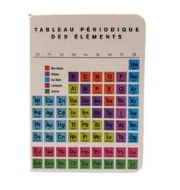 Periodic Table Notebook - French