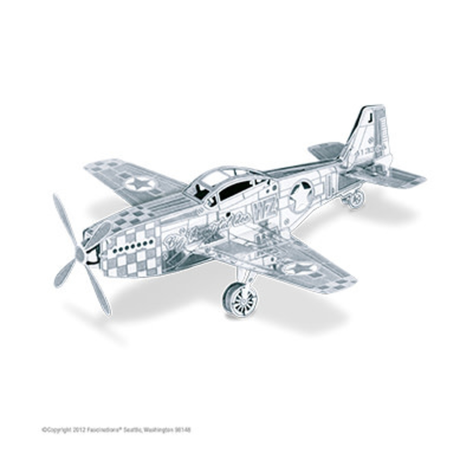 Aviation and Space Metal Earth P-51 Mustang