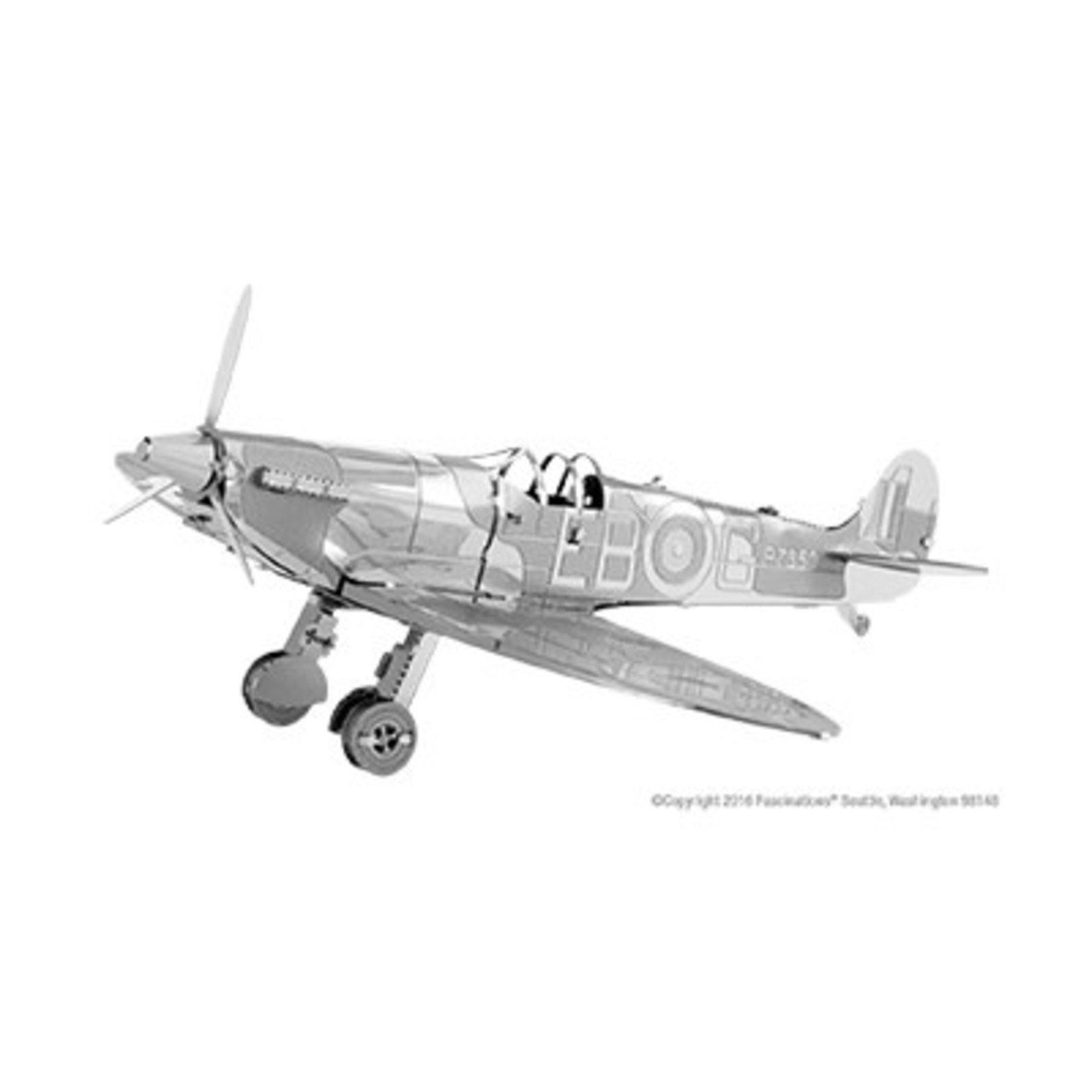 Aviation and Space Metal Earth WWII Supermarine Spitfire