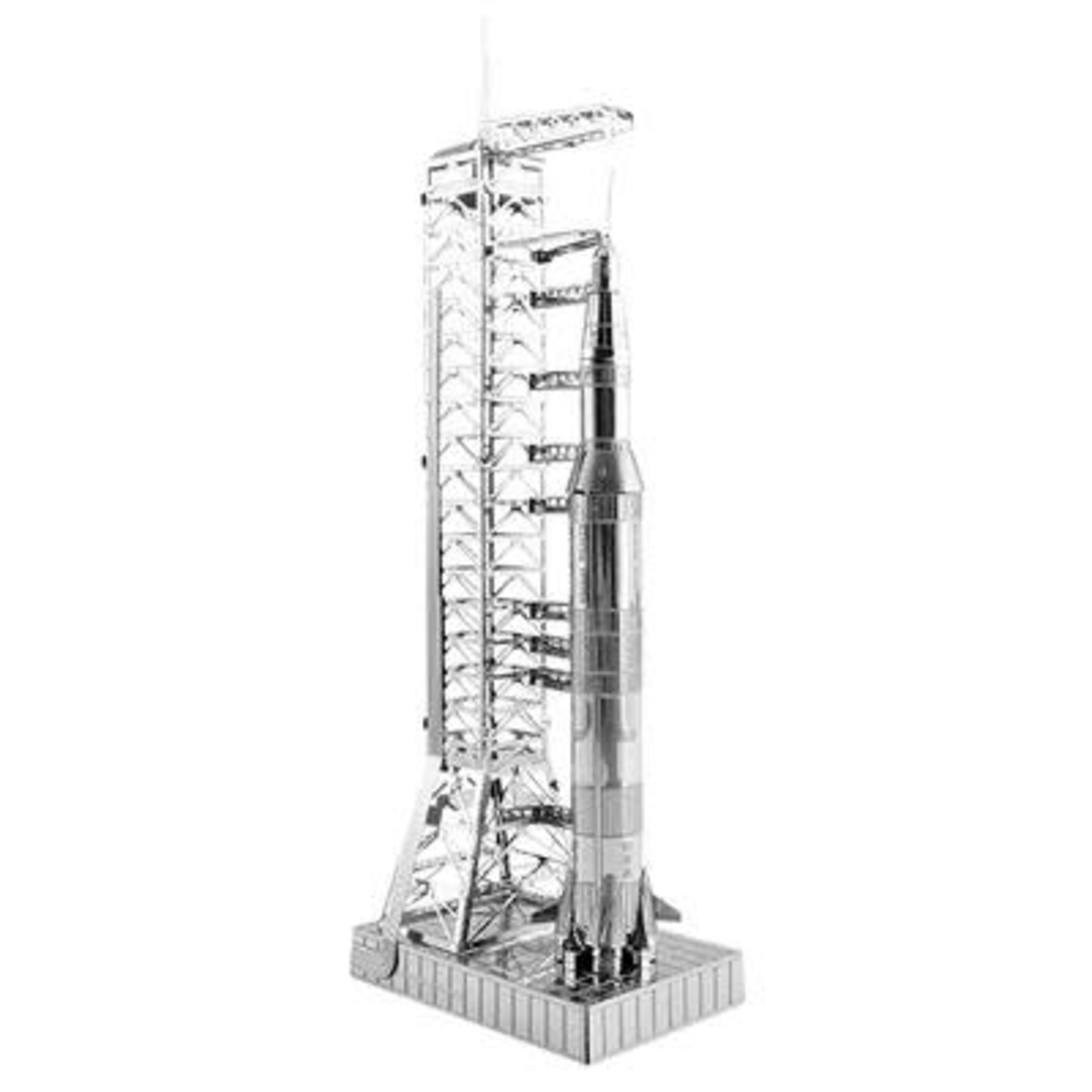 Aviation and Space Metal Earth Apollo Saturn V with Gantry