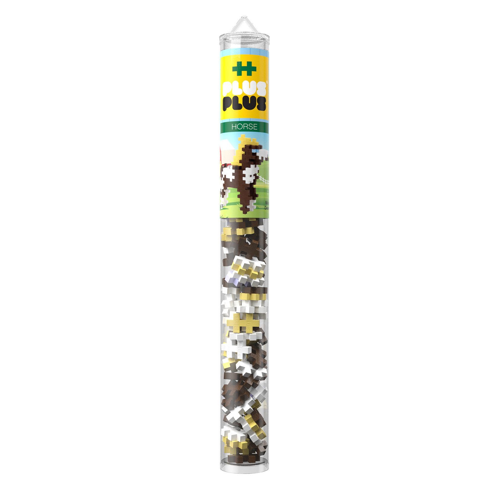 Agriculture and Food Plus Plus Horse Tube - 70 pieces