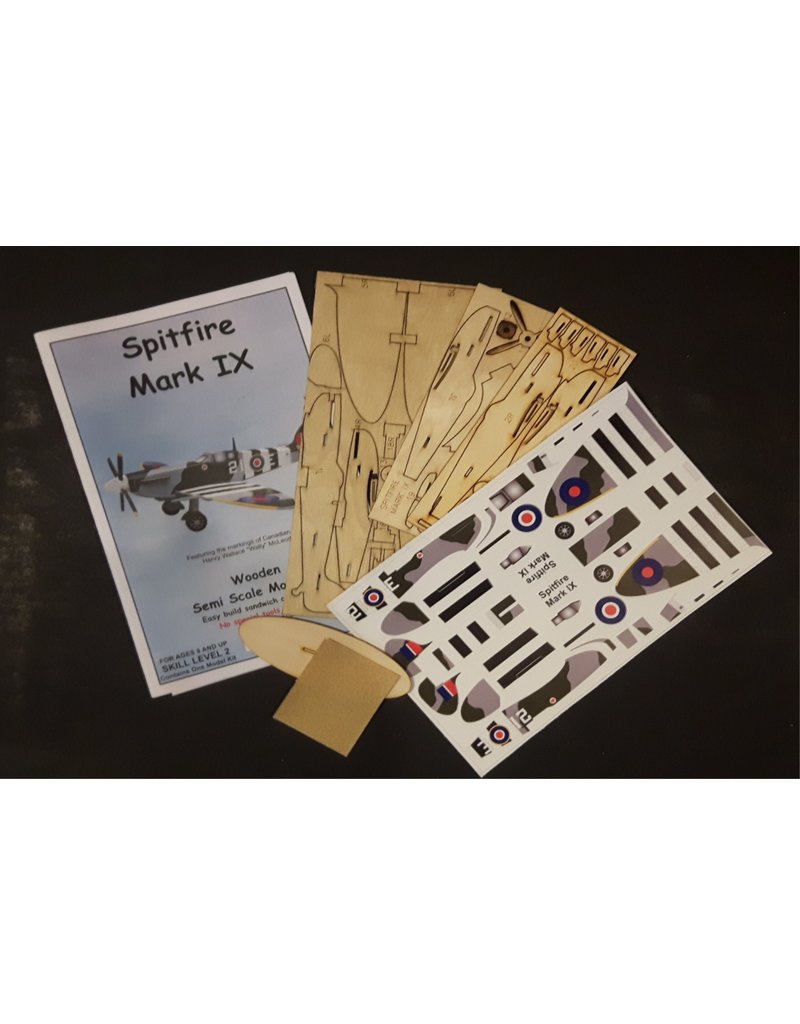 Modèle de bureau 1:66 Spitfire MK IX