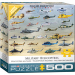 Aviation and Space Military Helicopters Puzzle - 500 pieces