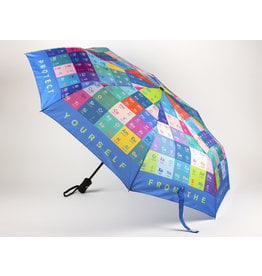 Periodic Table Umbrella - Multi coloured