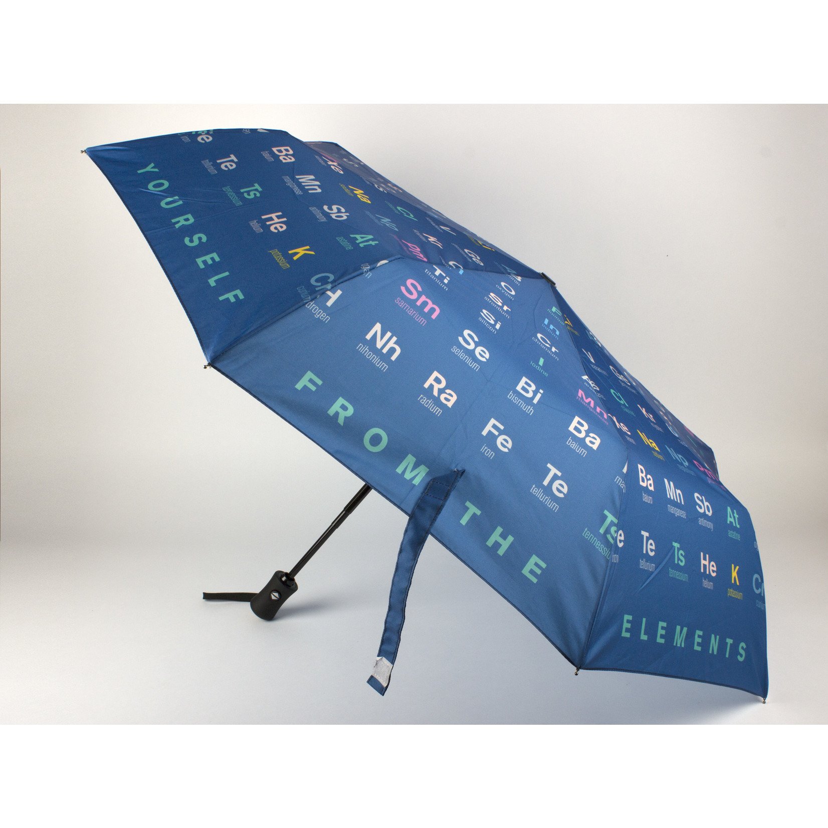 Science and Technology Periodic Table Umbrella -Navy