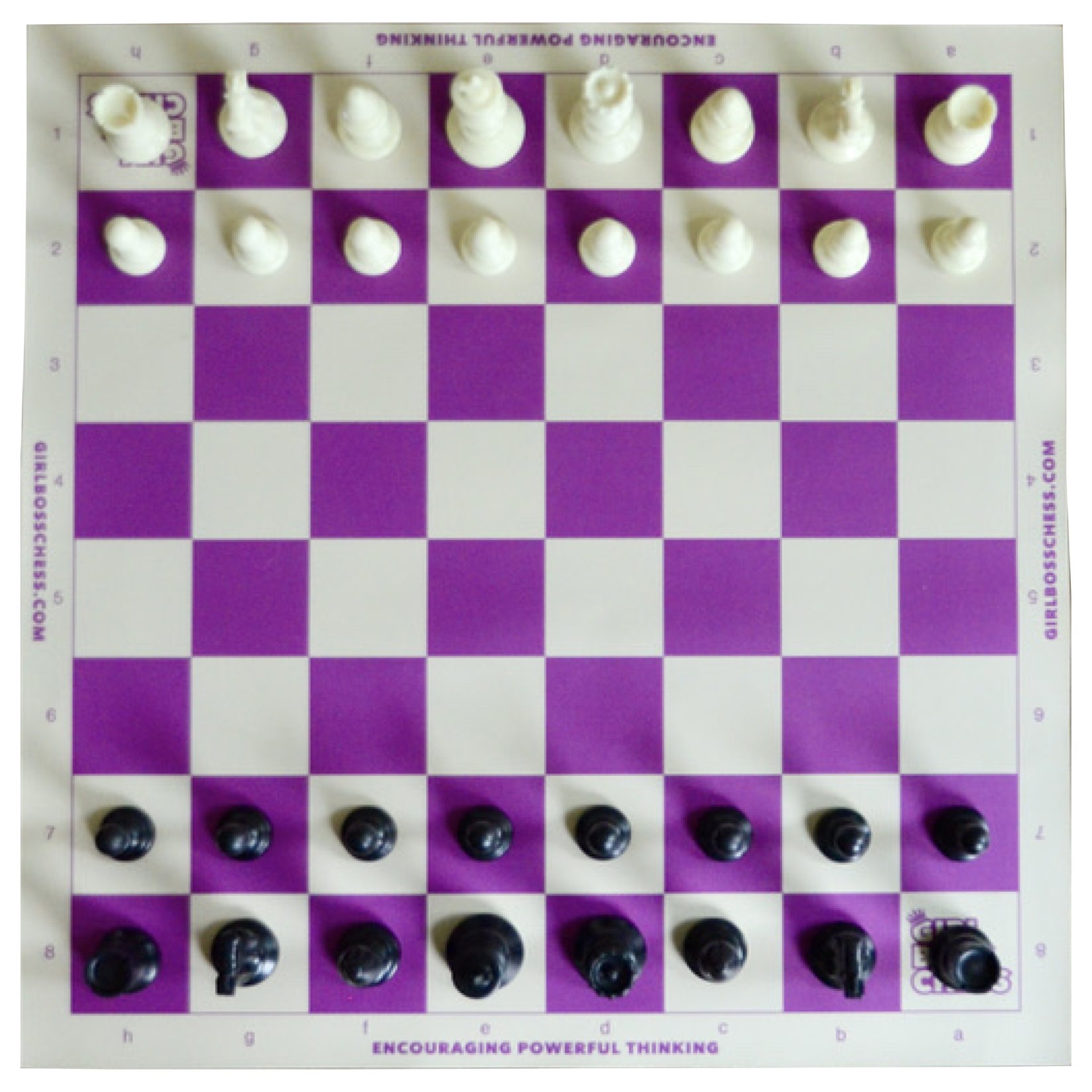 Science and Technology Échiquiers de compétition en vinyle Girl Boss Chess