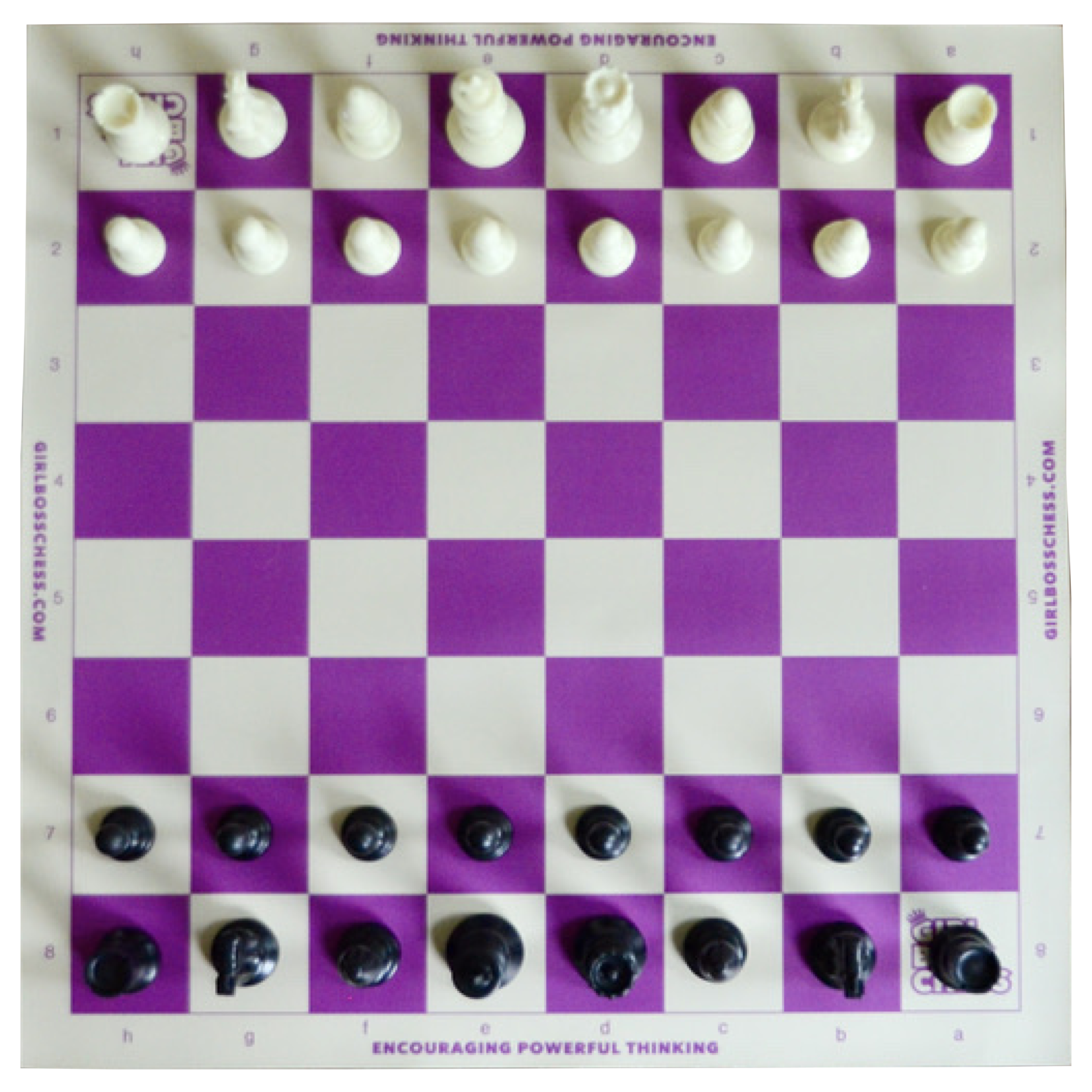 Science and Technology Girl Boss Chess Vinyl Tournament Chess Boards