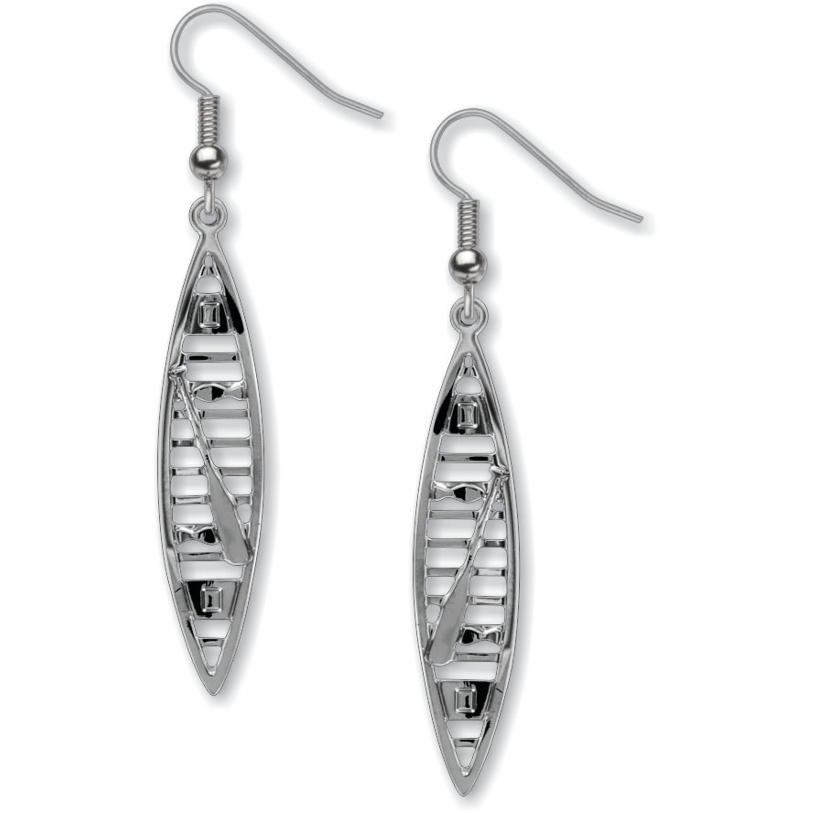 Science and Technology Earrings Canoe