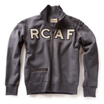 Aviation and Space Sweater RCAF Full zipper Letter