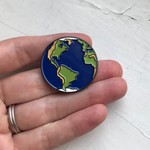 Aviation and Space Enamel Pin Earth