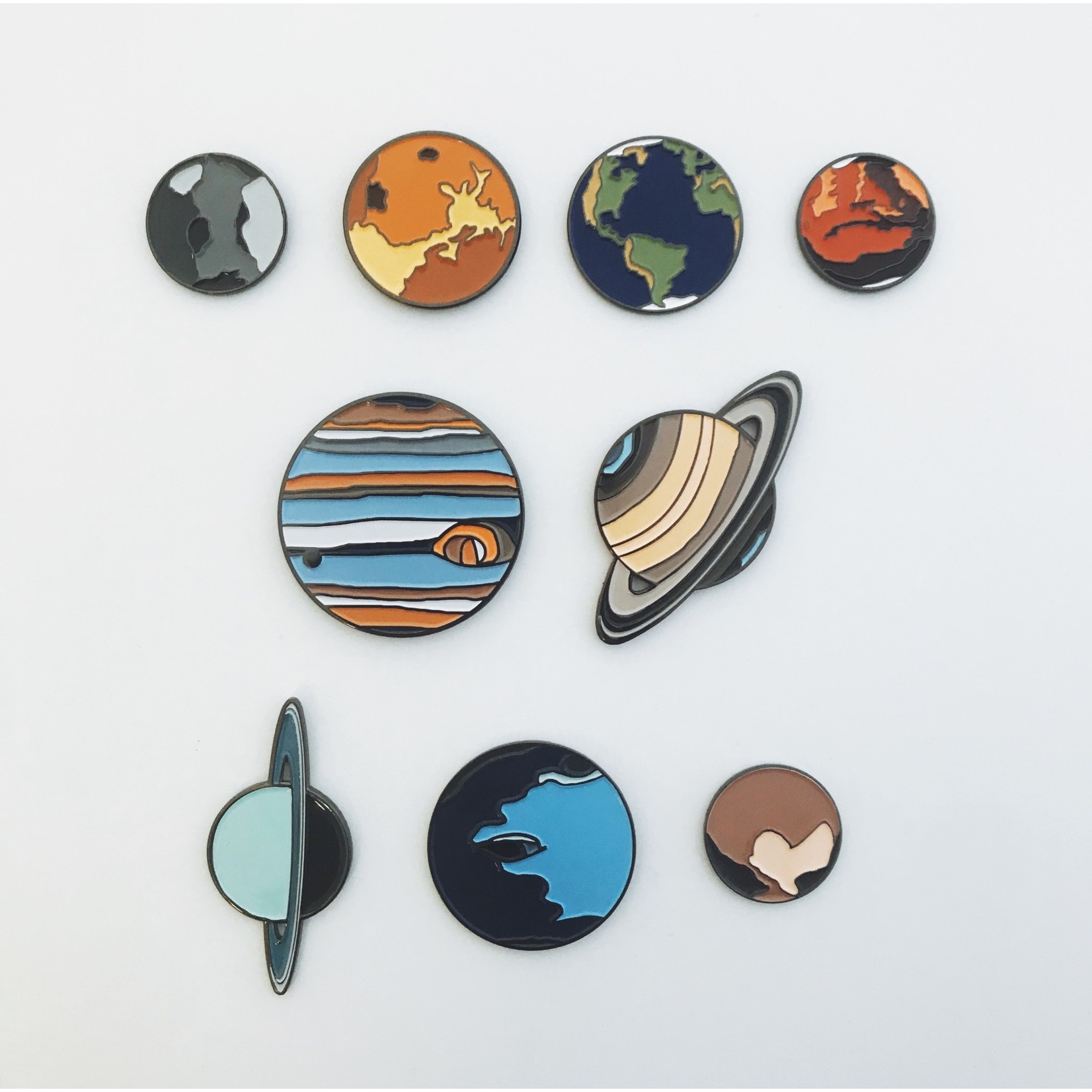 Aviation and Space Enamel Pin Mars