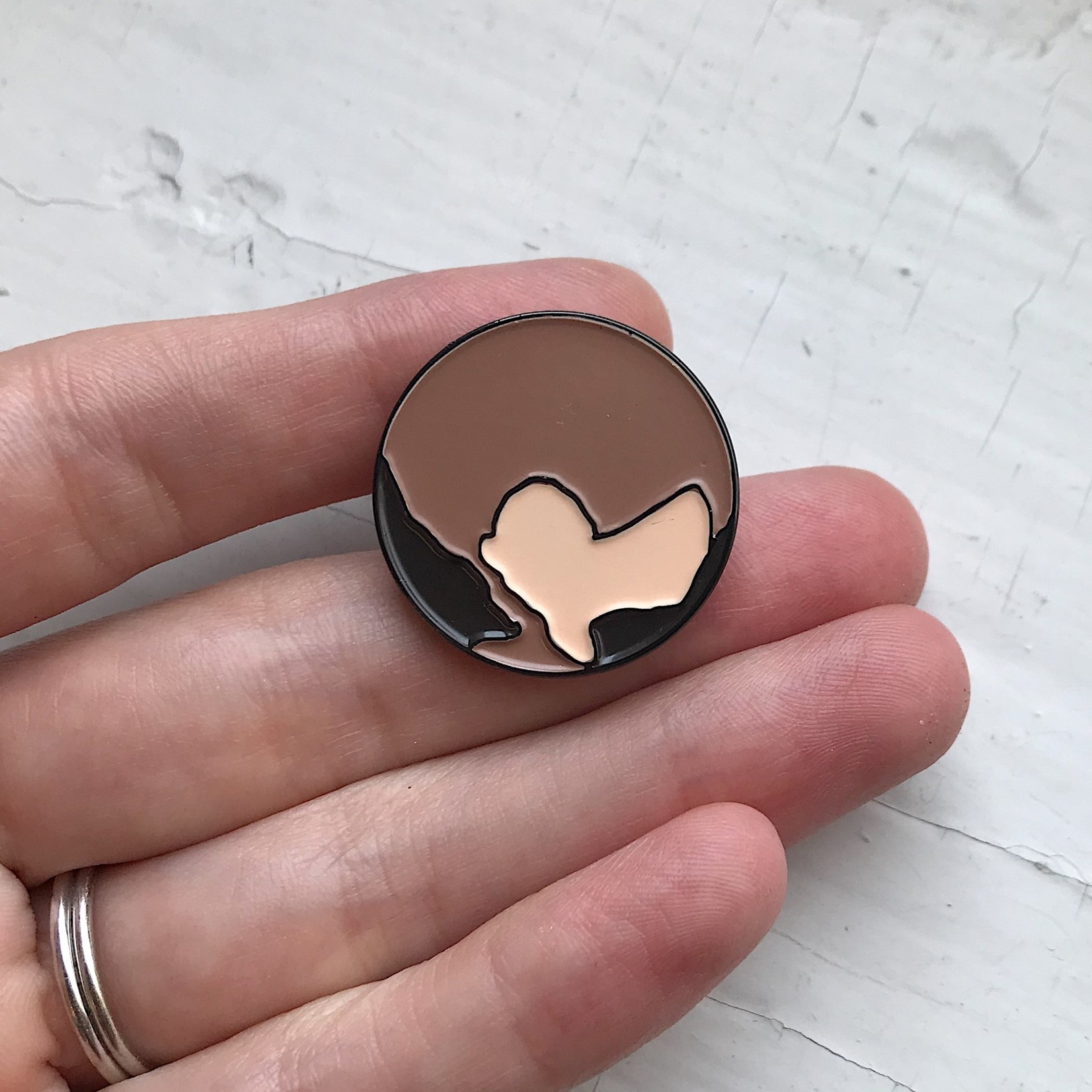 Aviation and Space Pluto Enamel Pin