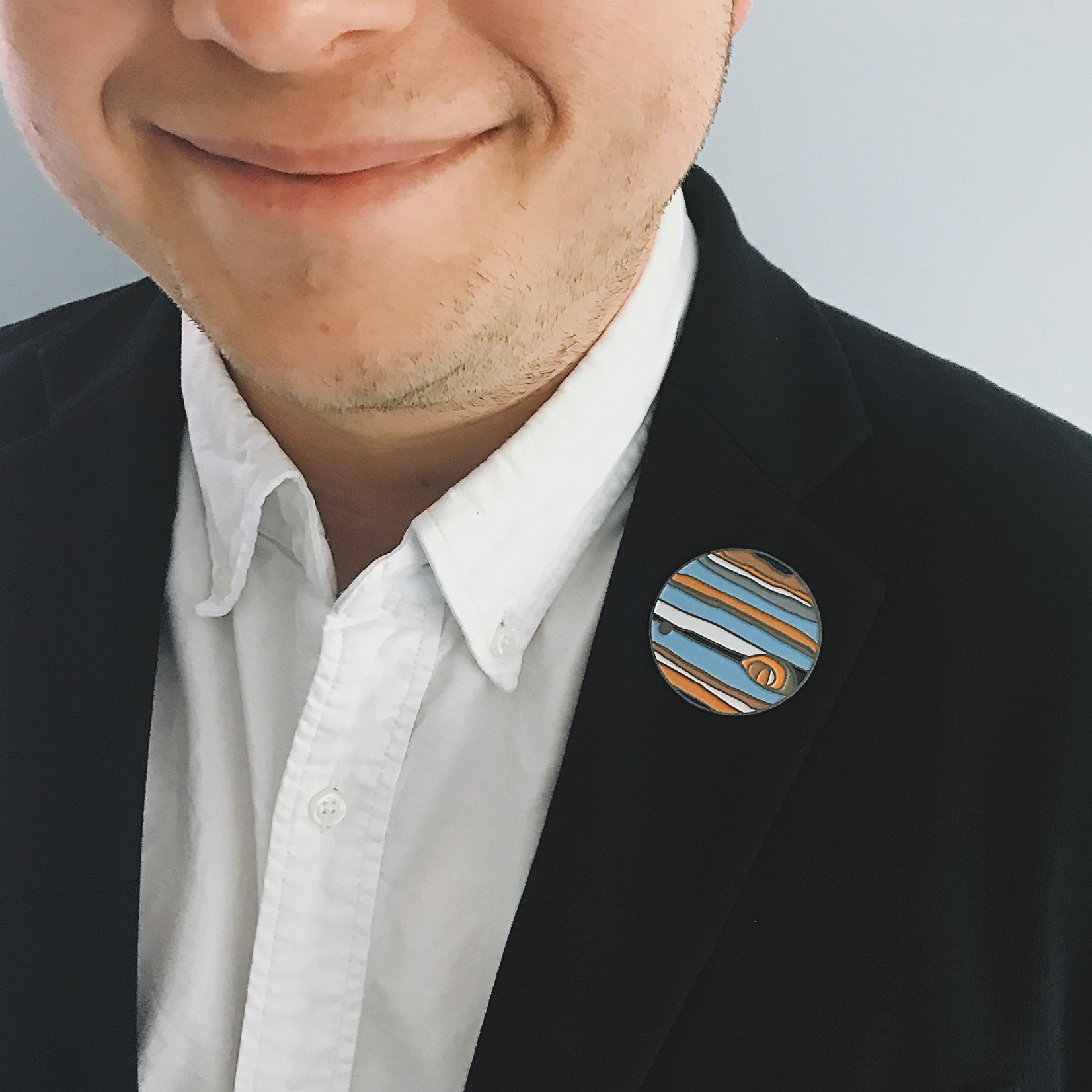 Aviation and Space Enamel Pin Jupiter