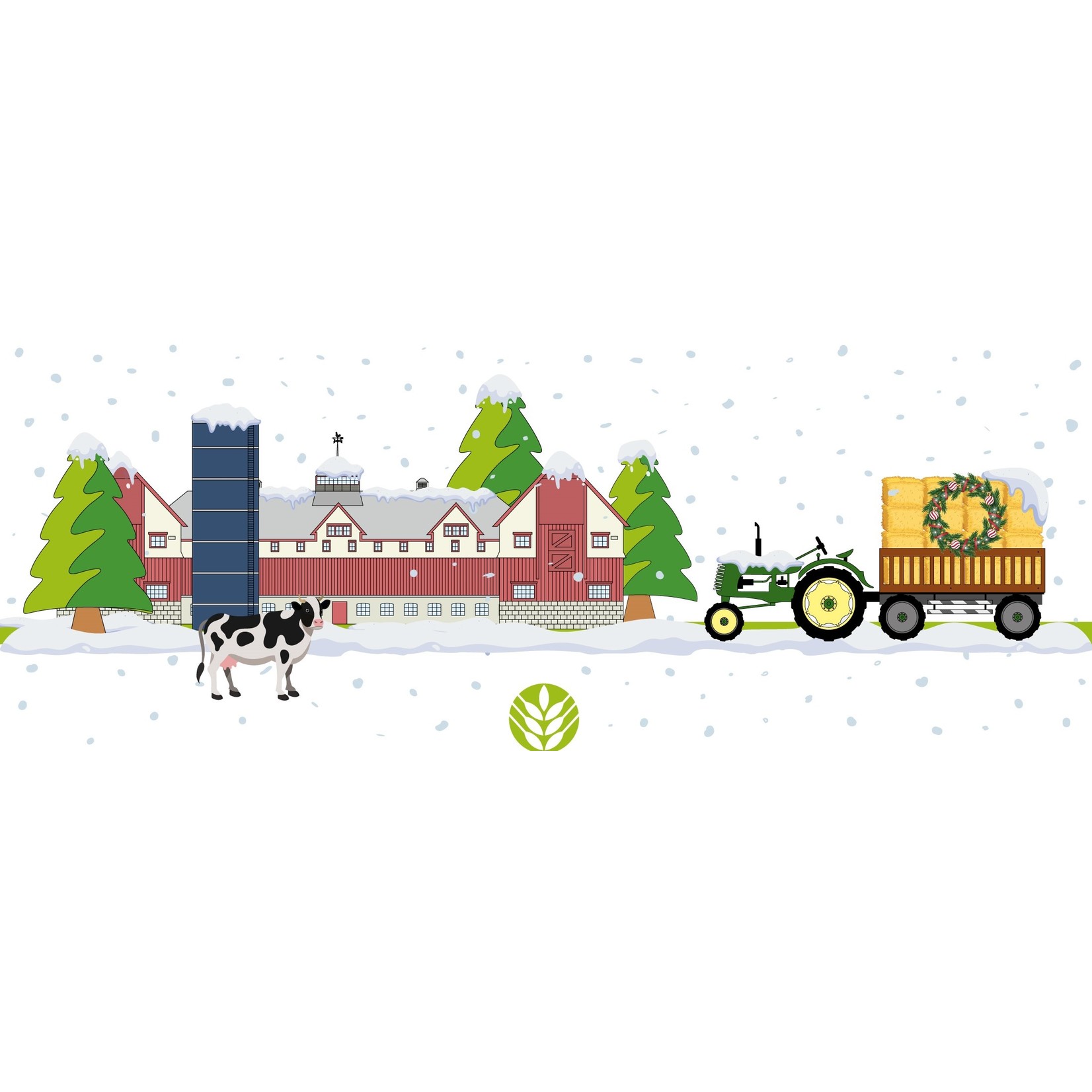 Agriculture and Food Farm Holiday Ornament