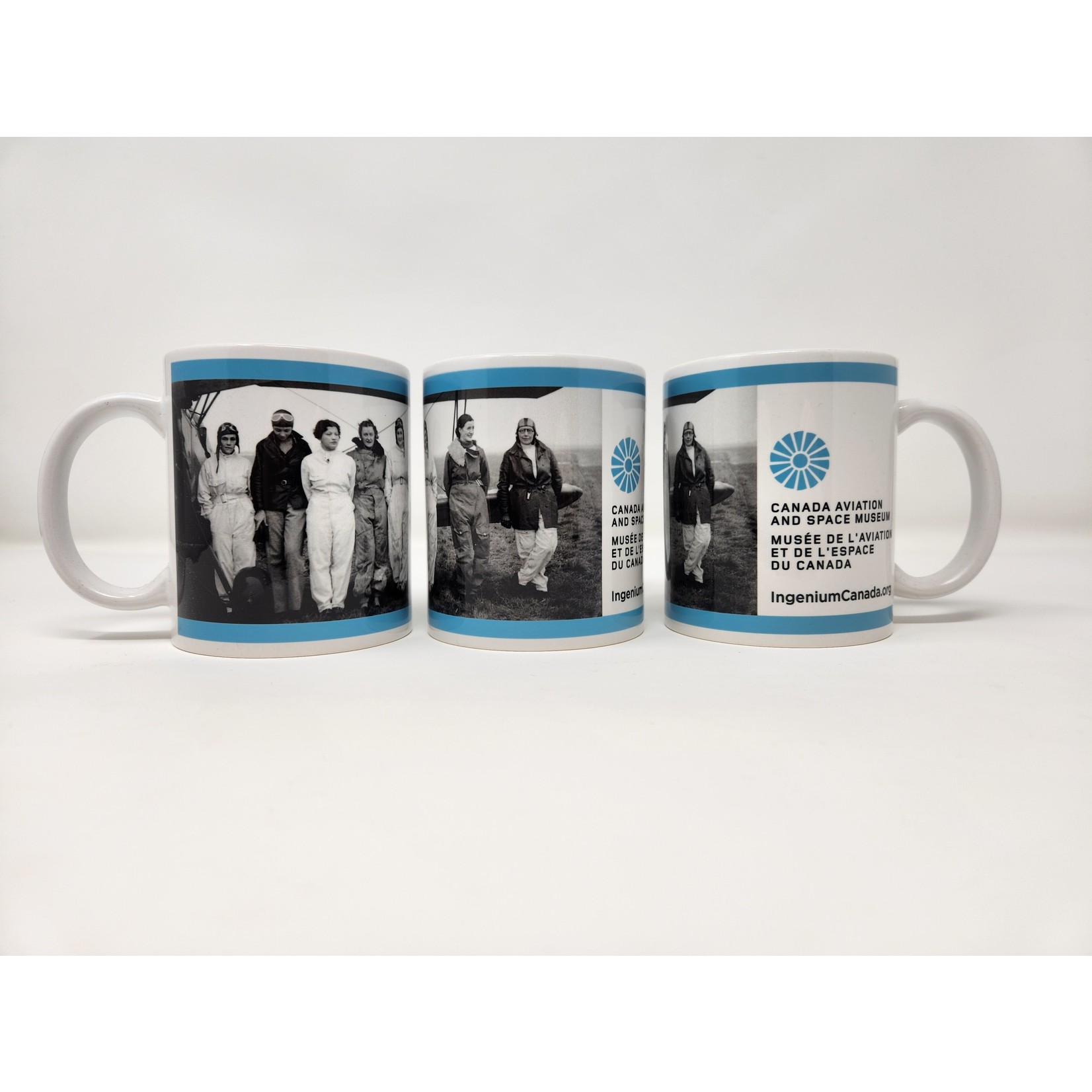Aviation and Space Mug CASM Flying 7s Women Pilot