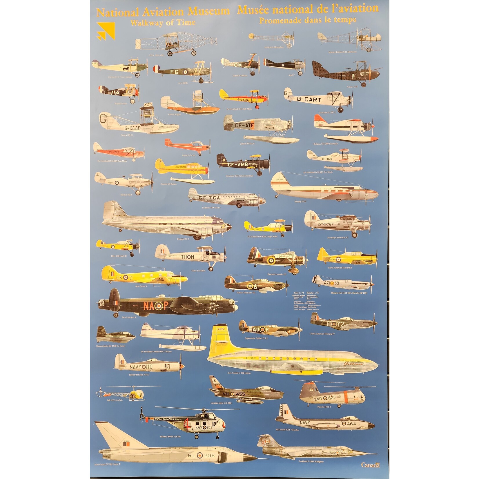 Aviation and Space Affiche "Walkway of Time Poster"