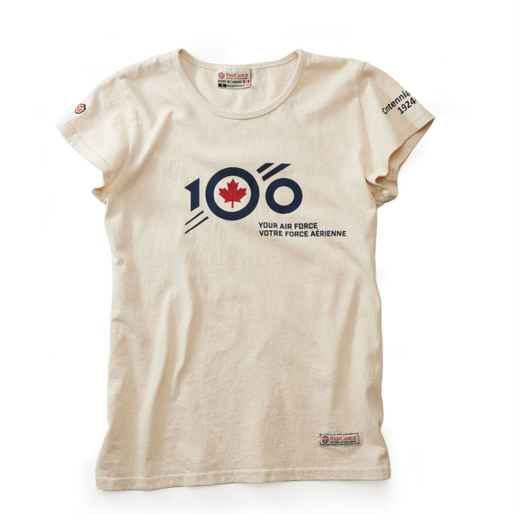 Aviation and Space T-shirt pour femme du centenaire de l’ARC