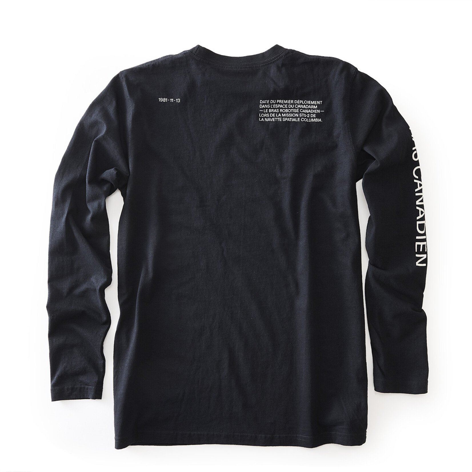 Canadian Space Agency CSA Long Sleeve Shirt "bras canadien"