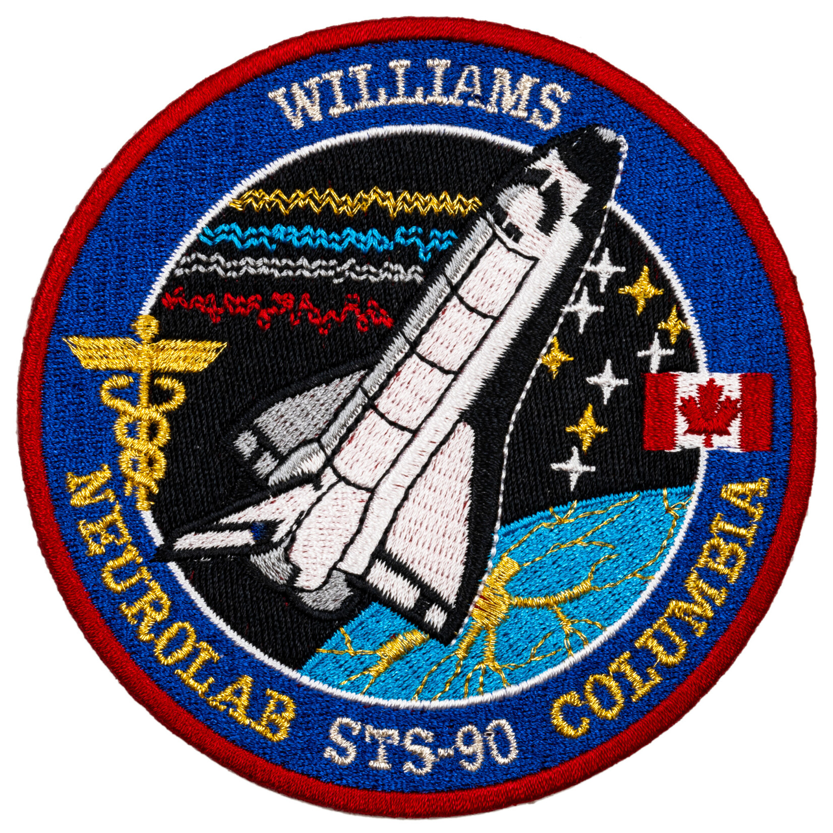 Canadian Space Agency STS-90 Dave Williams Crest