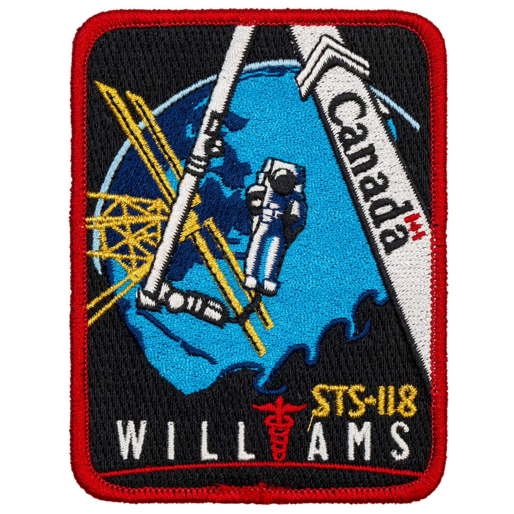 Canadian Space Agency STS-118 Dave Willaims Crest