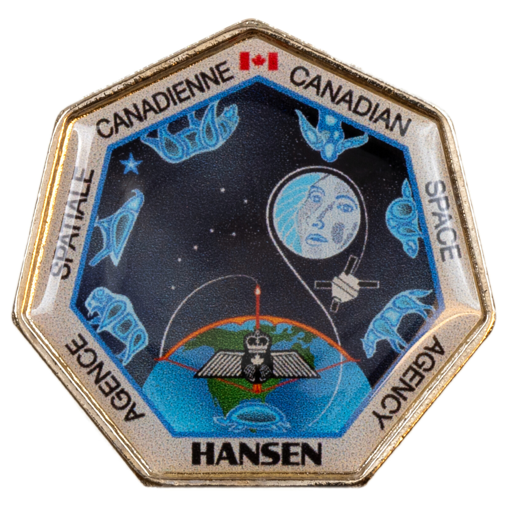 Canadian Space Agency Épinglette de la mission Jeremy Hansen