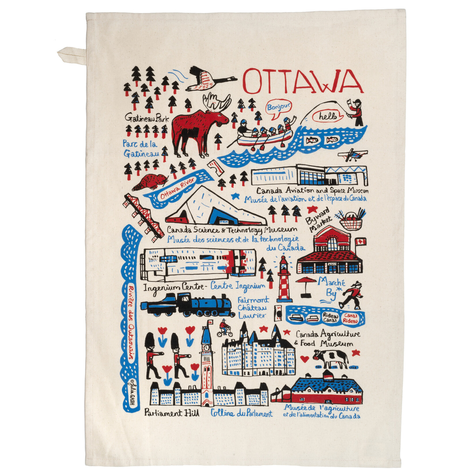 Ingenium Ingenium Cityscape Tea towel