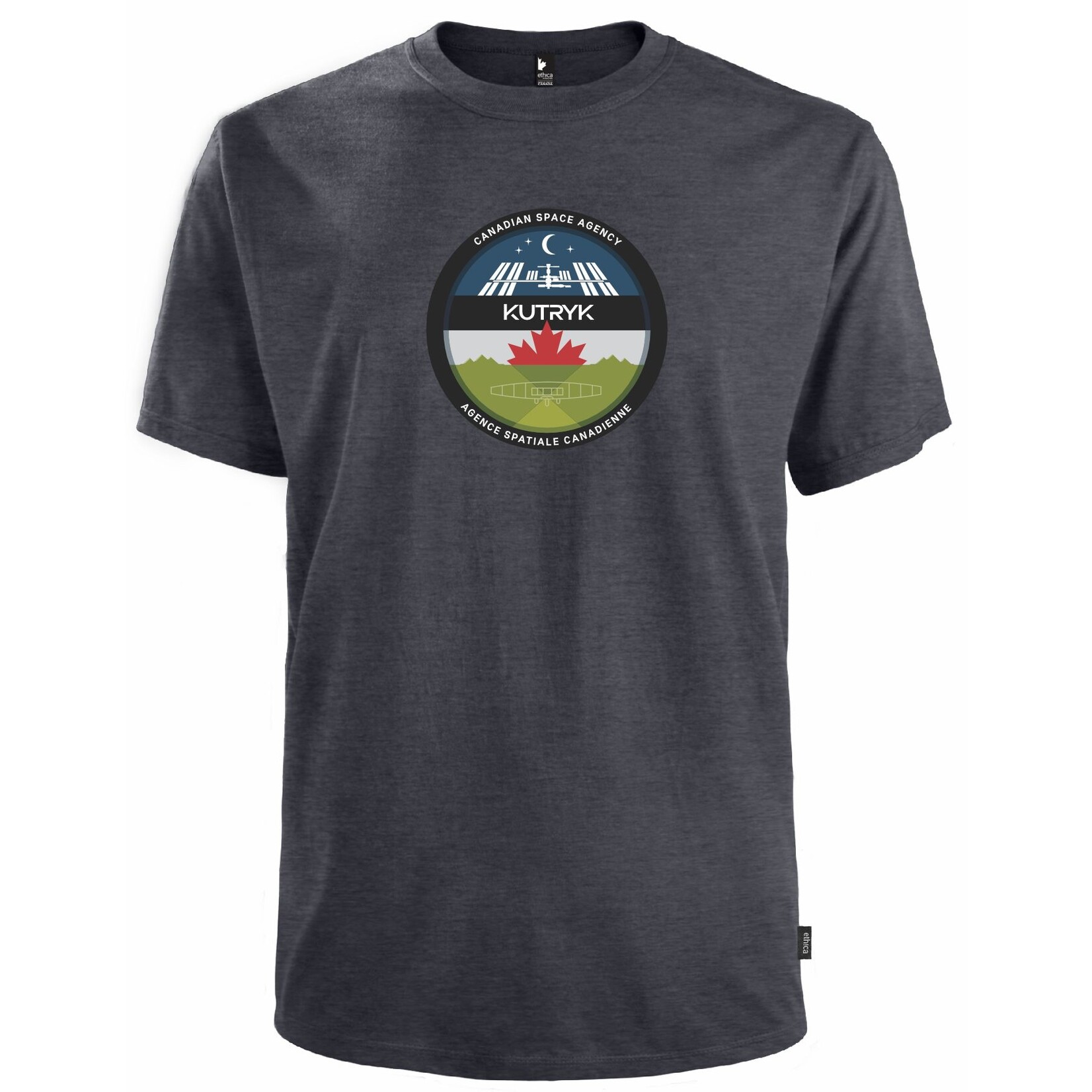 Canadian Space Agency T-shirt avec écusson de mission de Joshua Kutryk