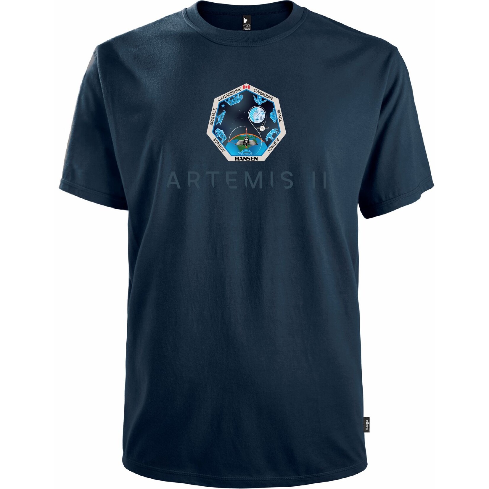 Canadian Space Agency Jeremy Hansen  Mission Crest T-Shirt