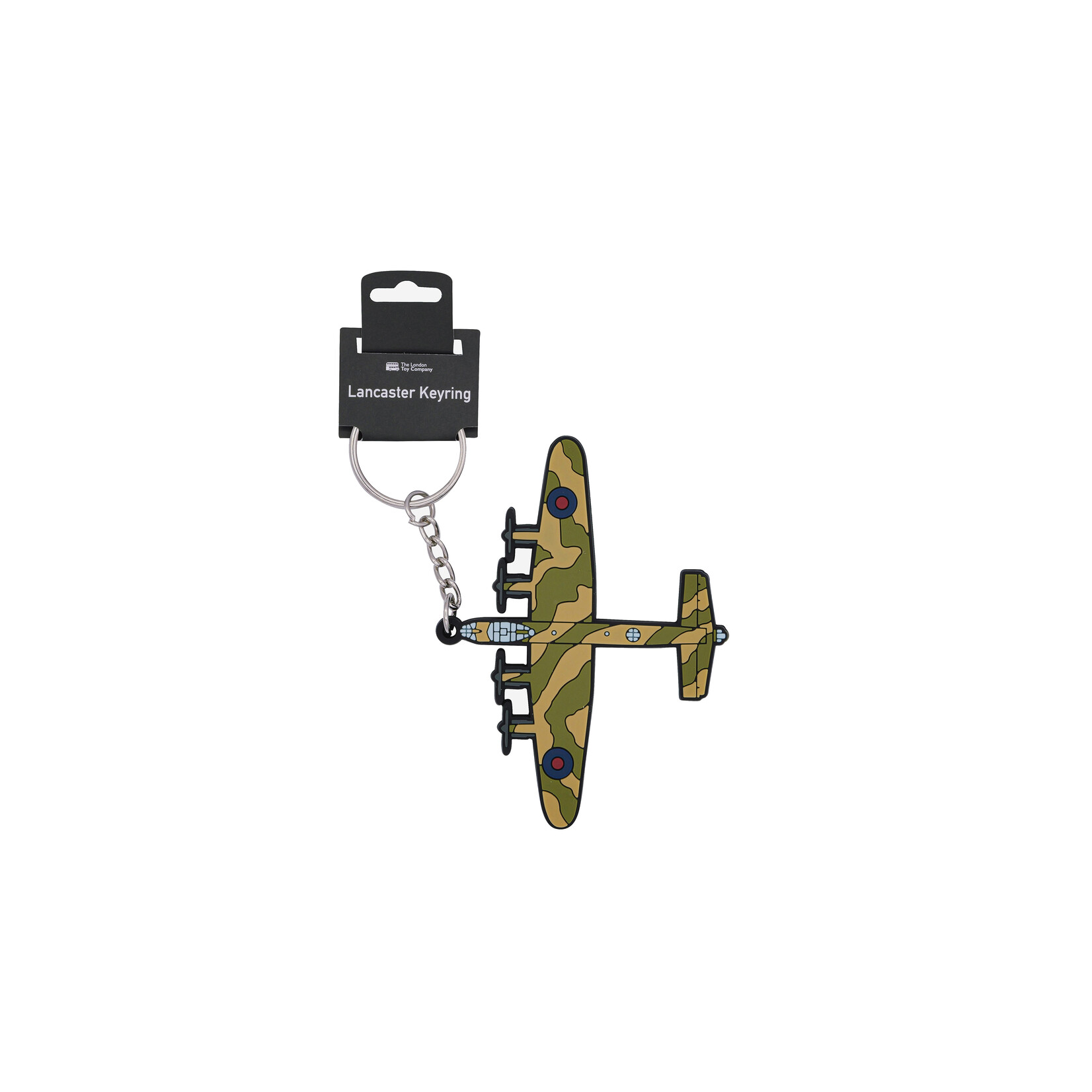 Rubberised Keyring - Lancaster Bomber