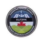 Canadian Space Agency Joshua Kutryk Mission Crest Pin
