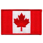 Aviation and Space Écusson du drapeau canadien