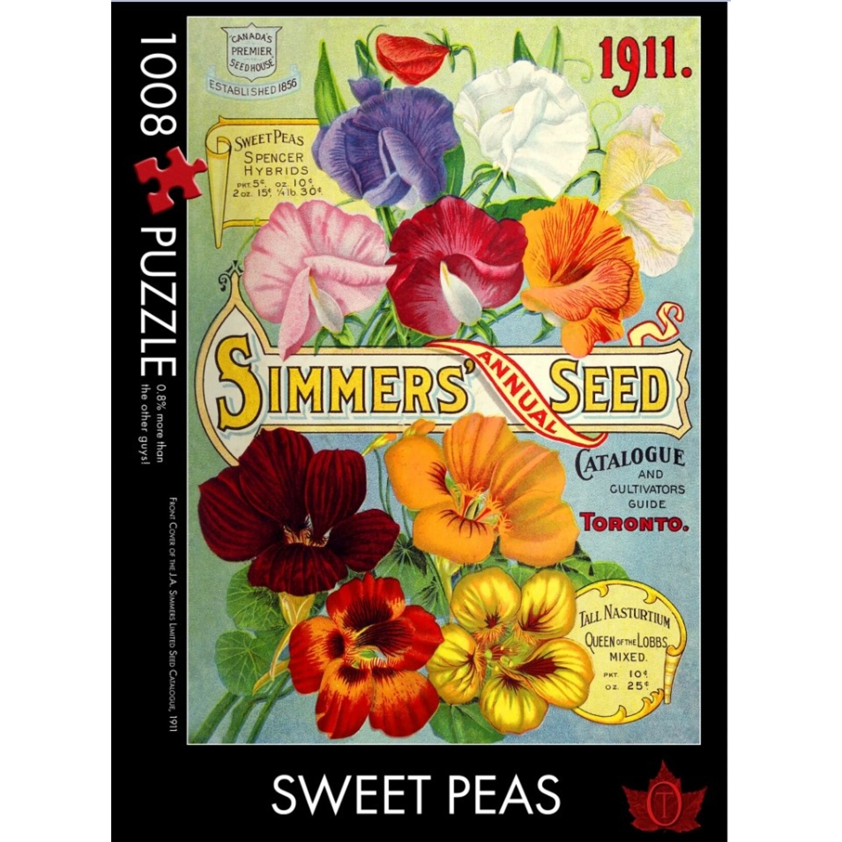 Agriculture and Food Puzzle Sweet Peas 1008 Pieces