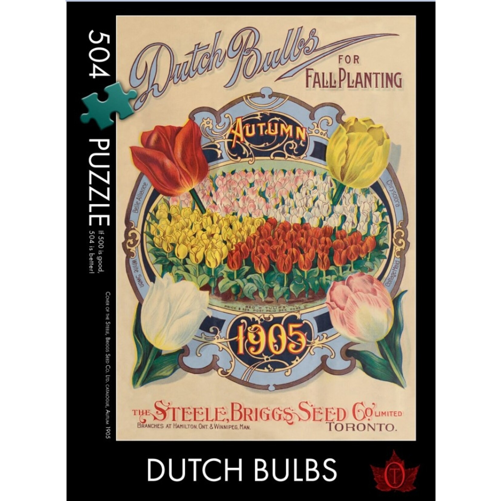 Agriculture and Food Casse-tête illustré de tulipes hollandaises de 504 morceaux