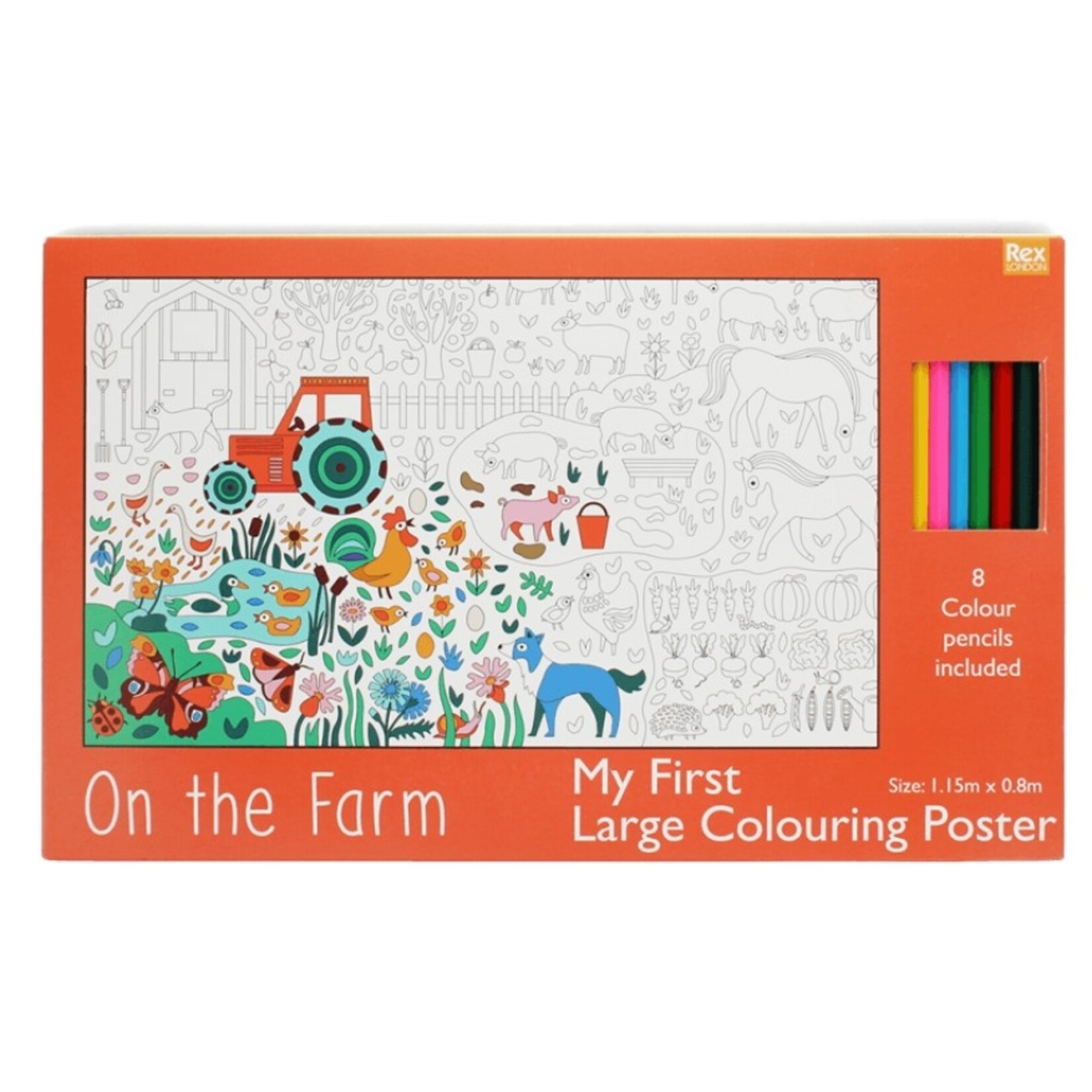 Agriculture and Food Colouring Poster - On the Farm