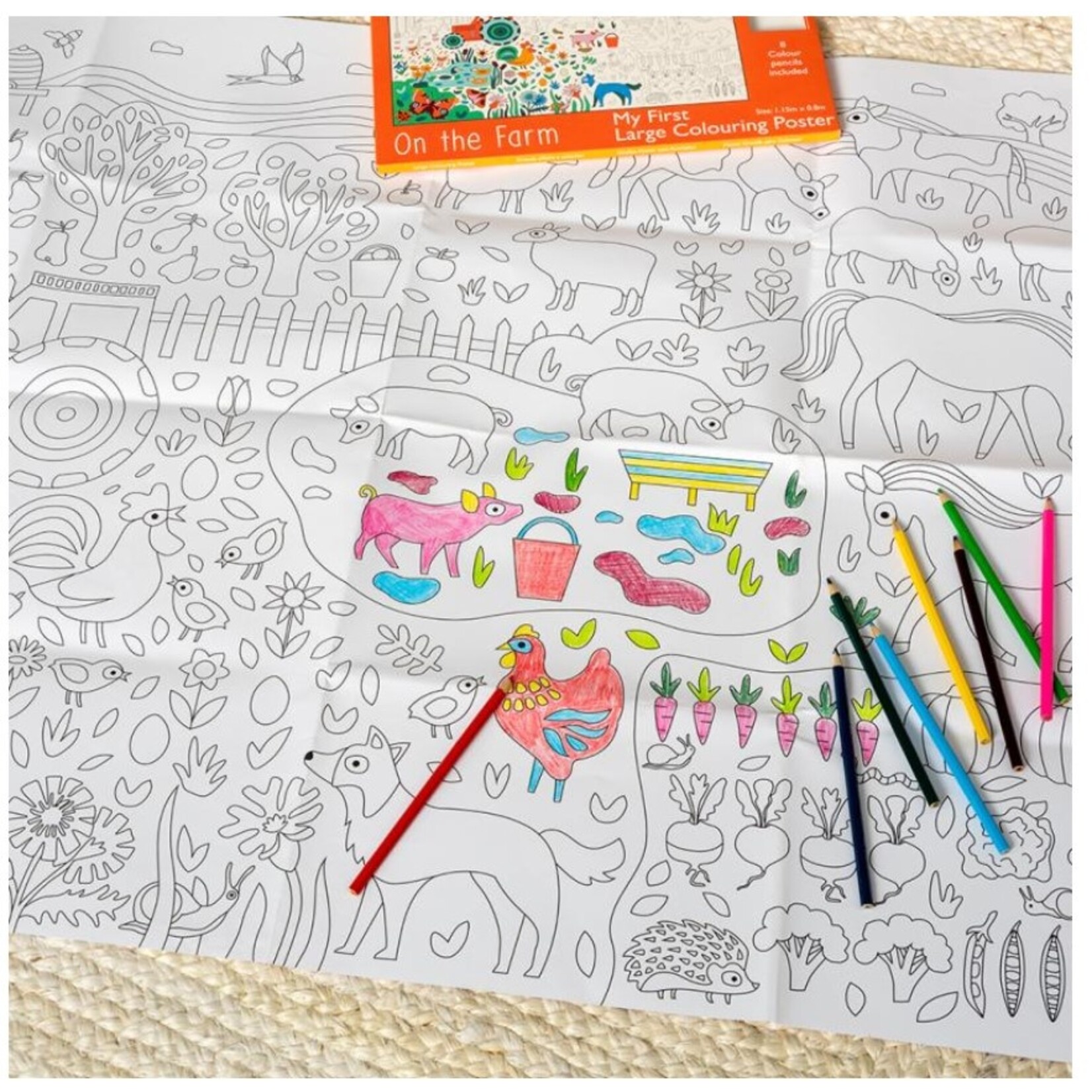 Agriculture and Food Colouring Poster - On the Farm