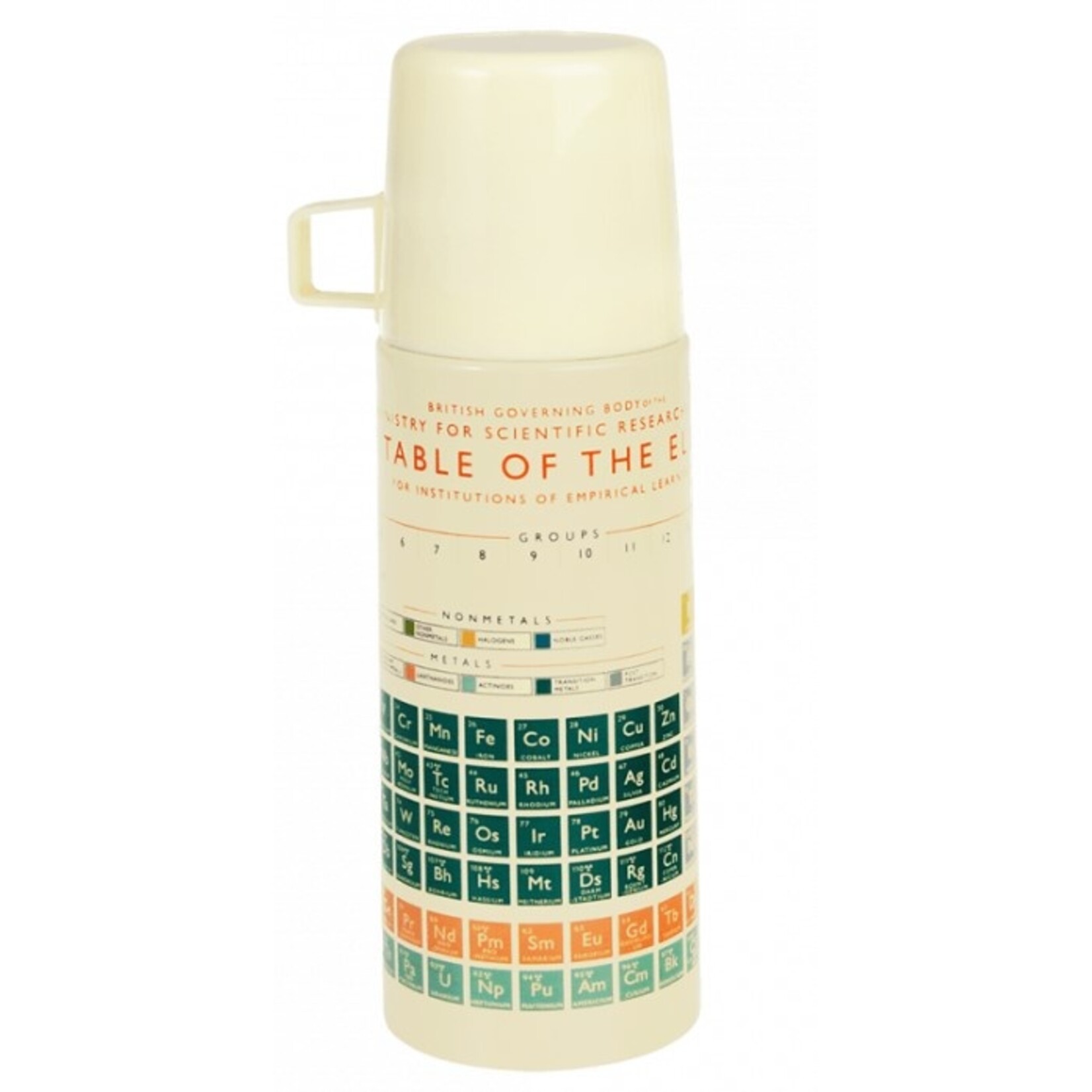 Science and Technology Periodic Table Flask with Cup