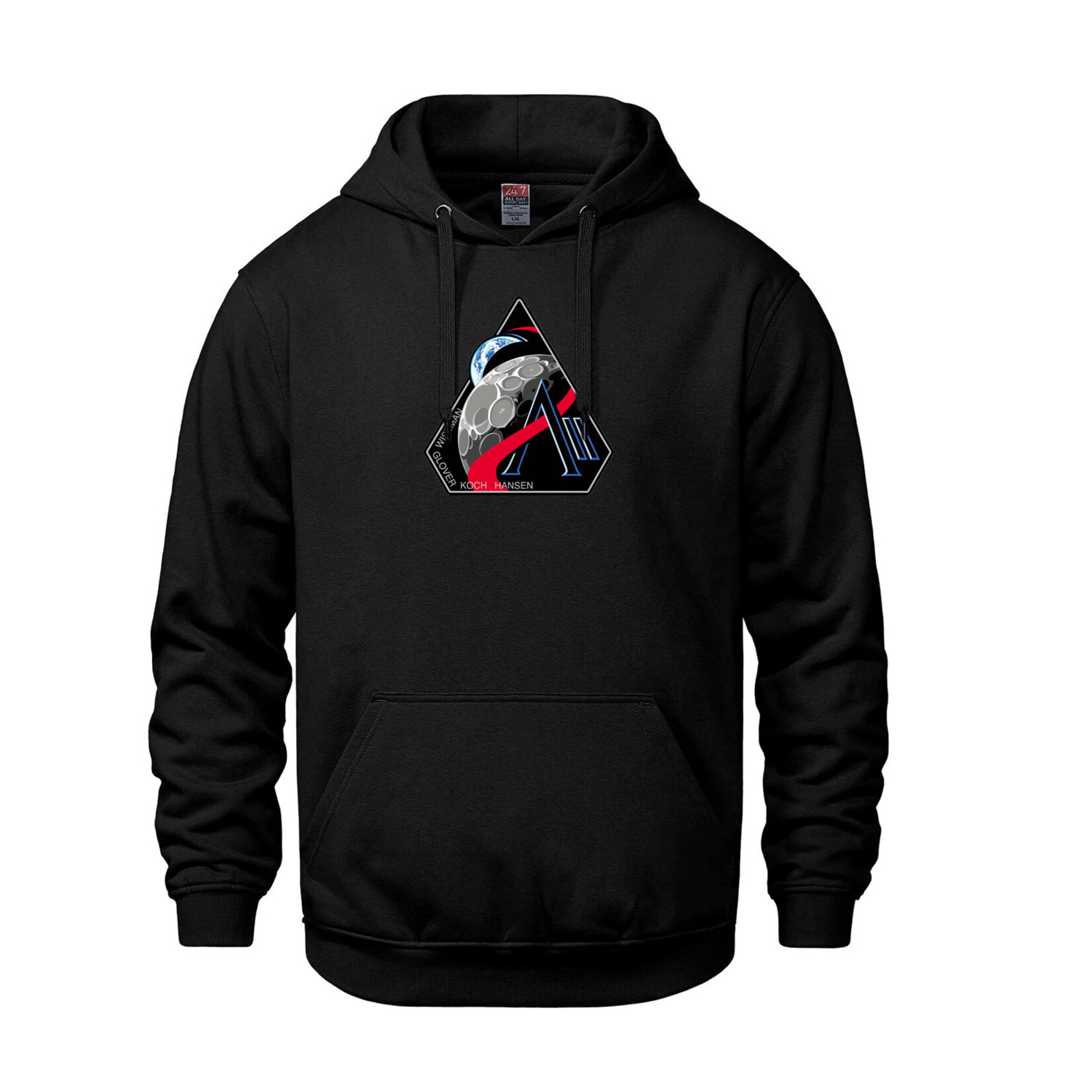 Aviation and Space Artemis II Mission Crest Hoodie