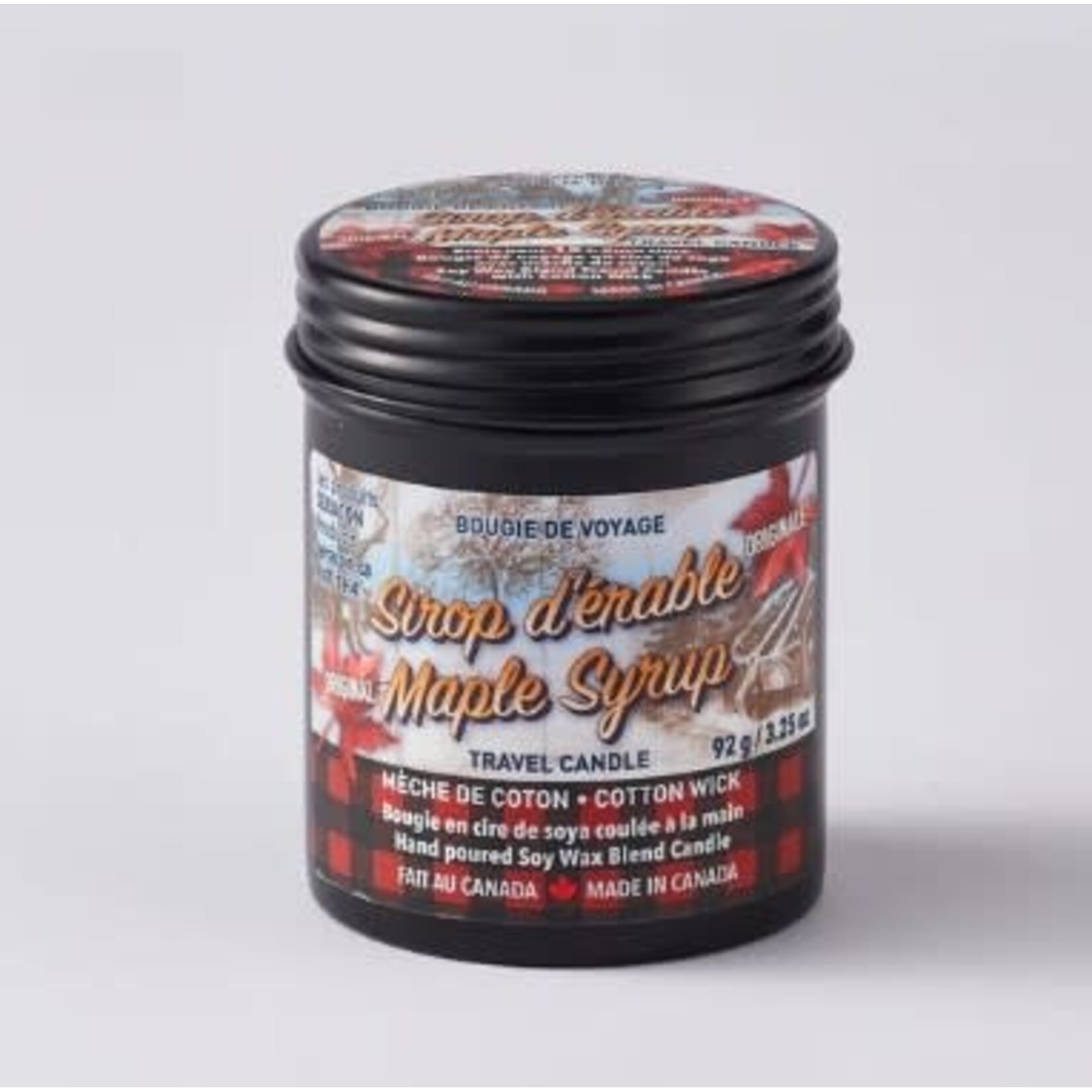Candle - Maple Syrup Travel Tin