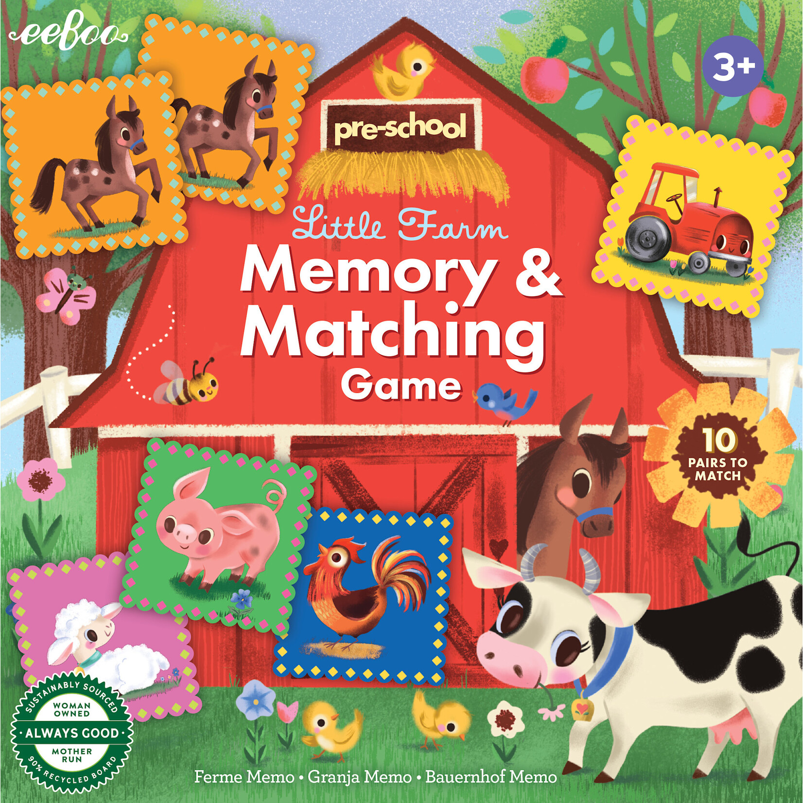 Agriculture and Food Pre-School Little Farm Matching Game